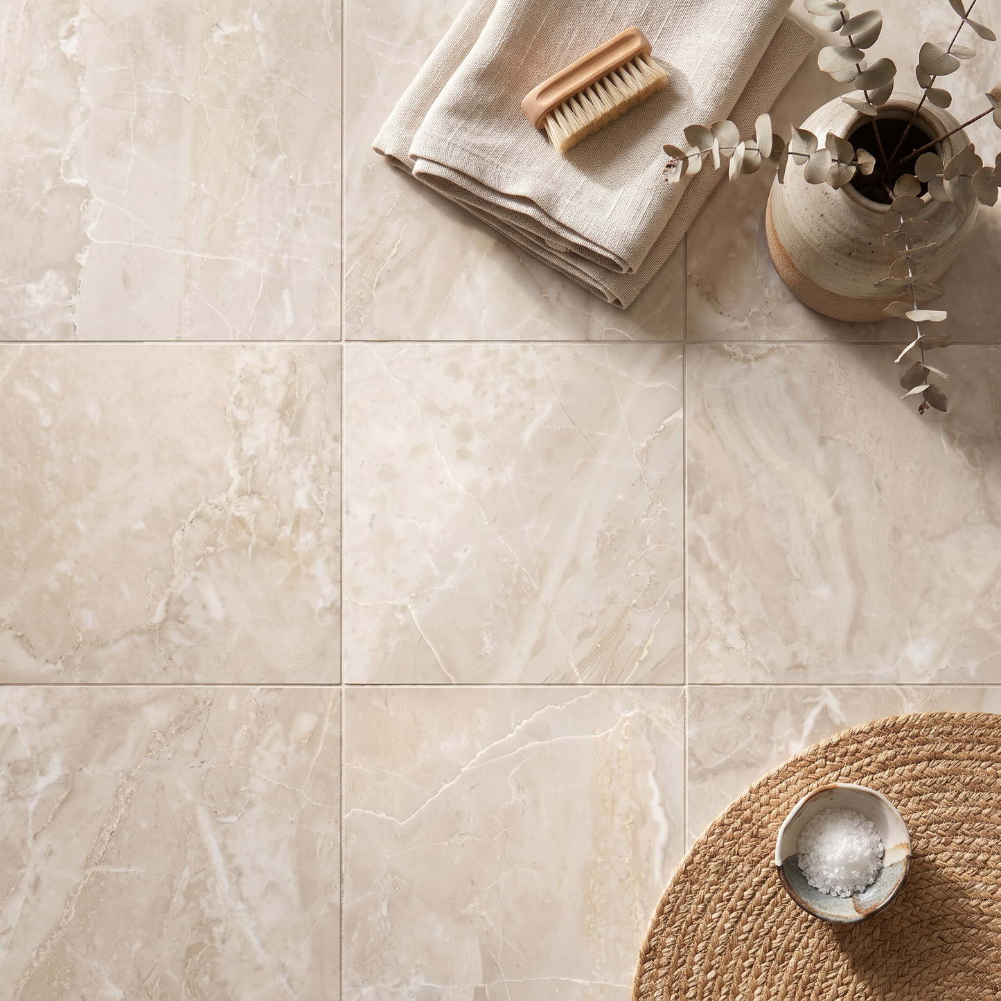 Capri Earth Brushed Square Porcelain