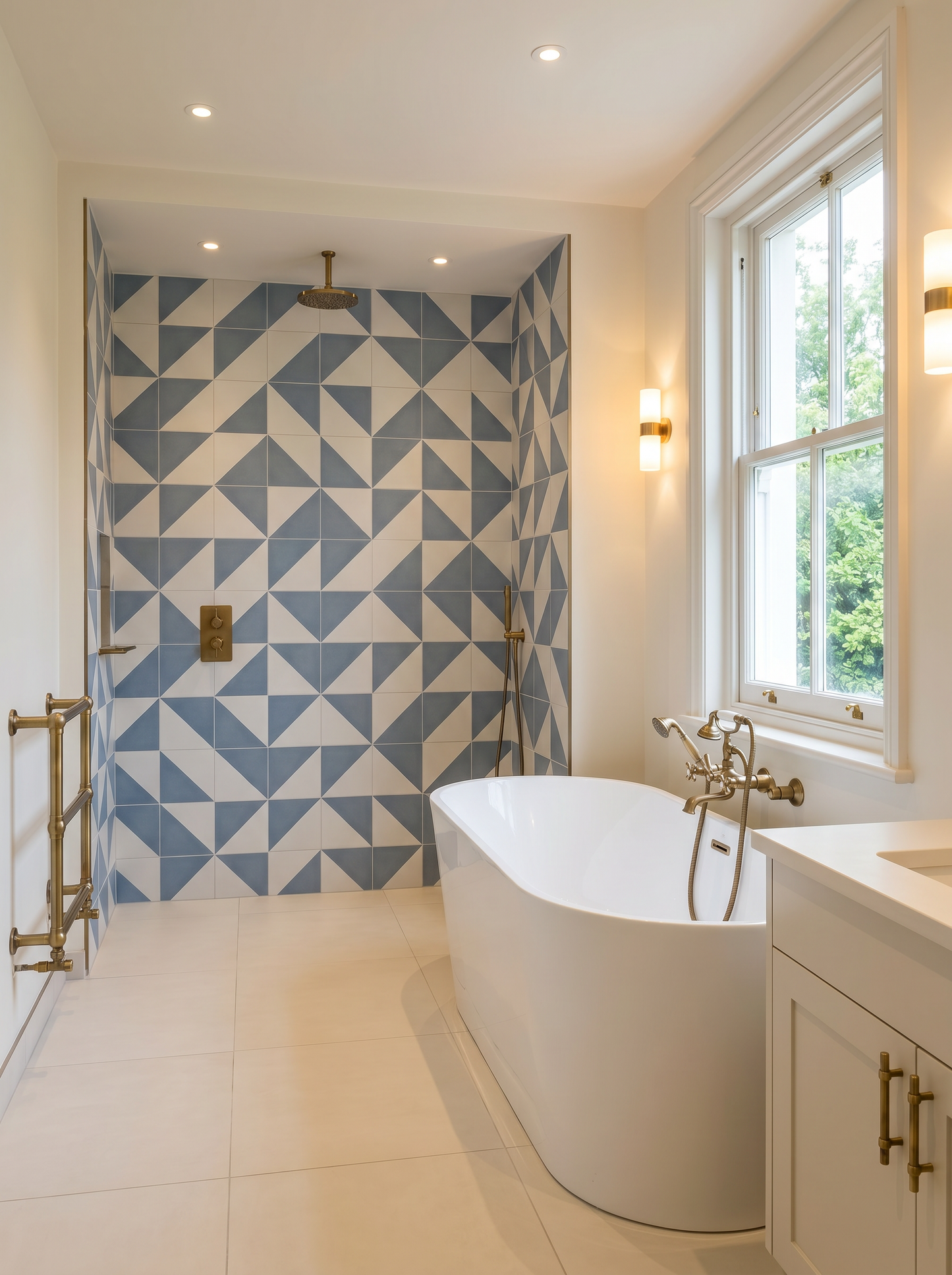 Casa Geo Blue Matt