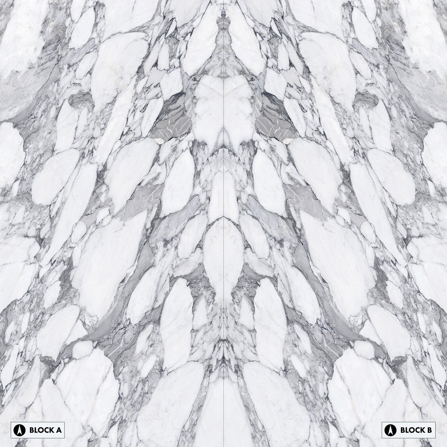 Marmi Arabescato Corchia Bookmatched (Full Lappato)