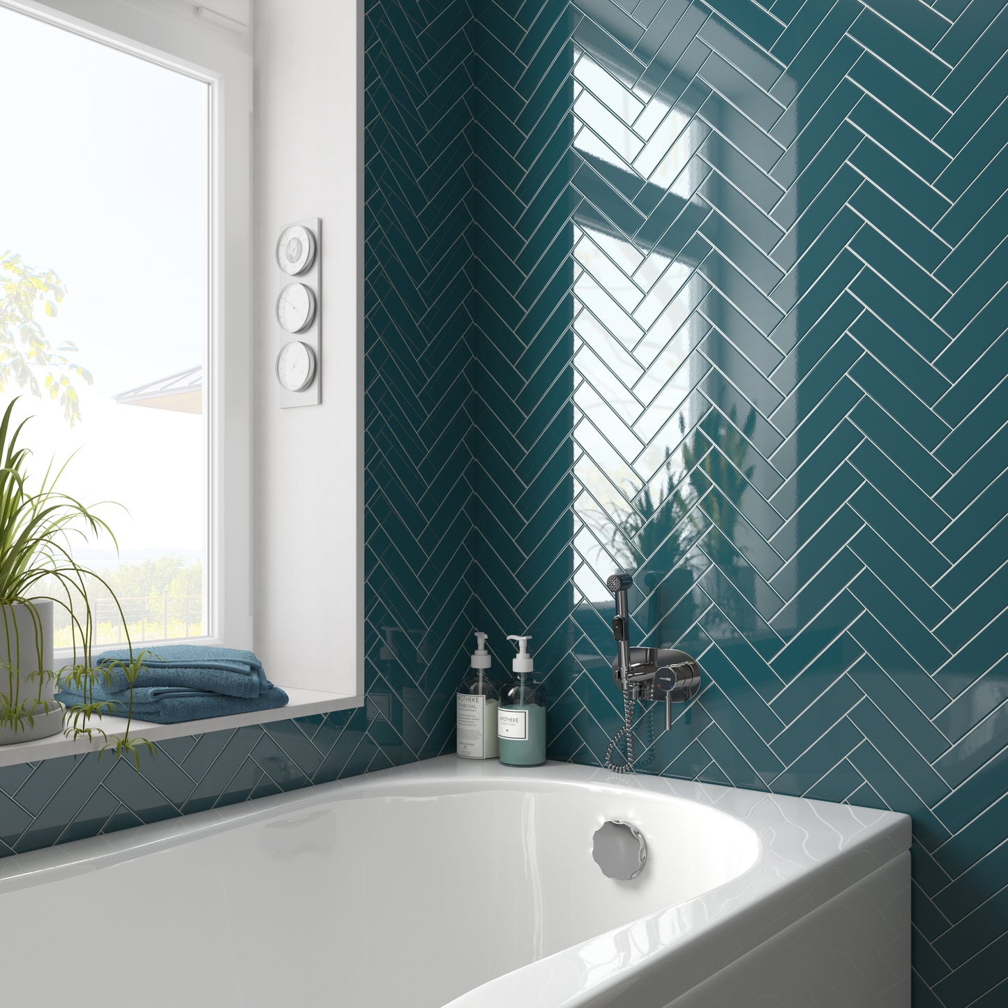 Manuva Teal Gloss