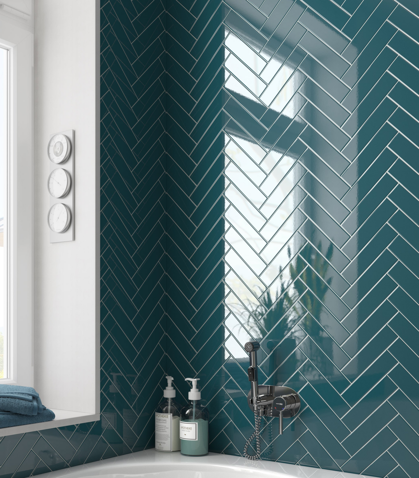 Manuva Teal Gloss