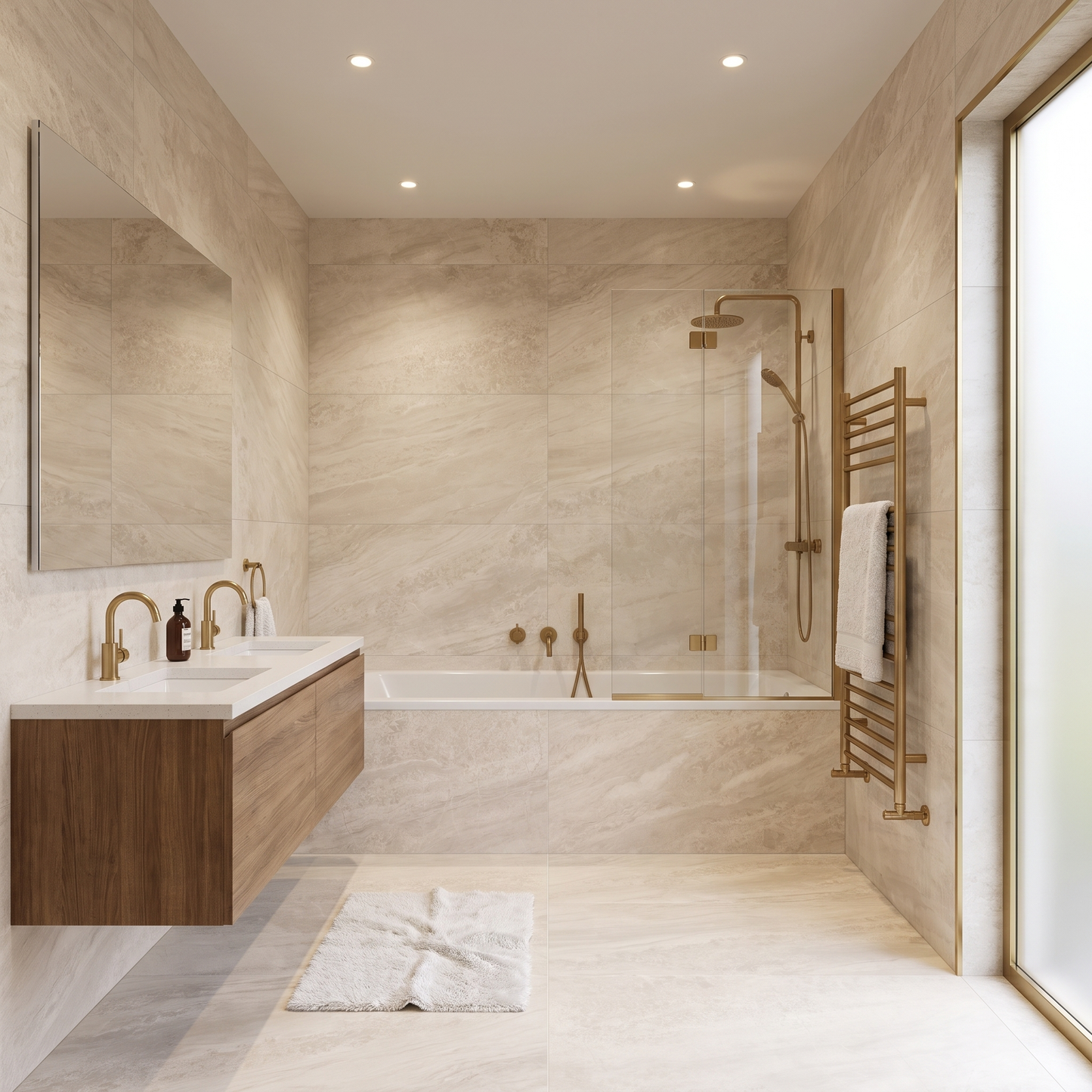 Crystal Vein Beige Natural