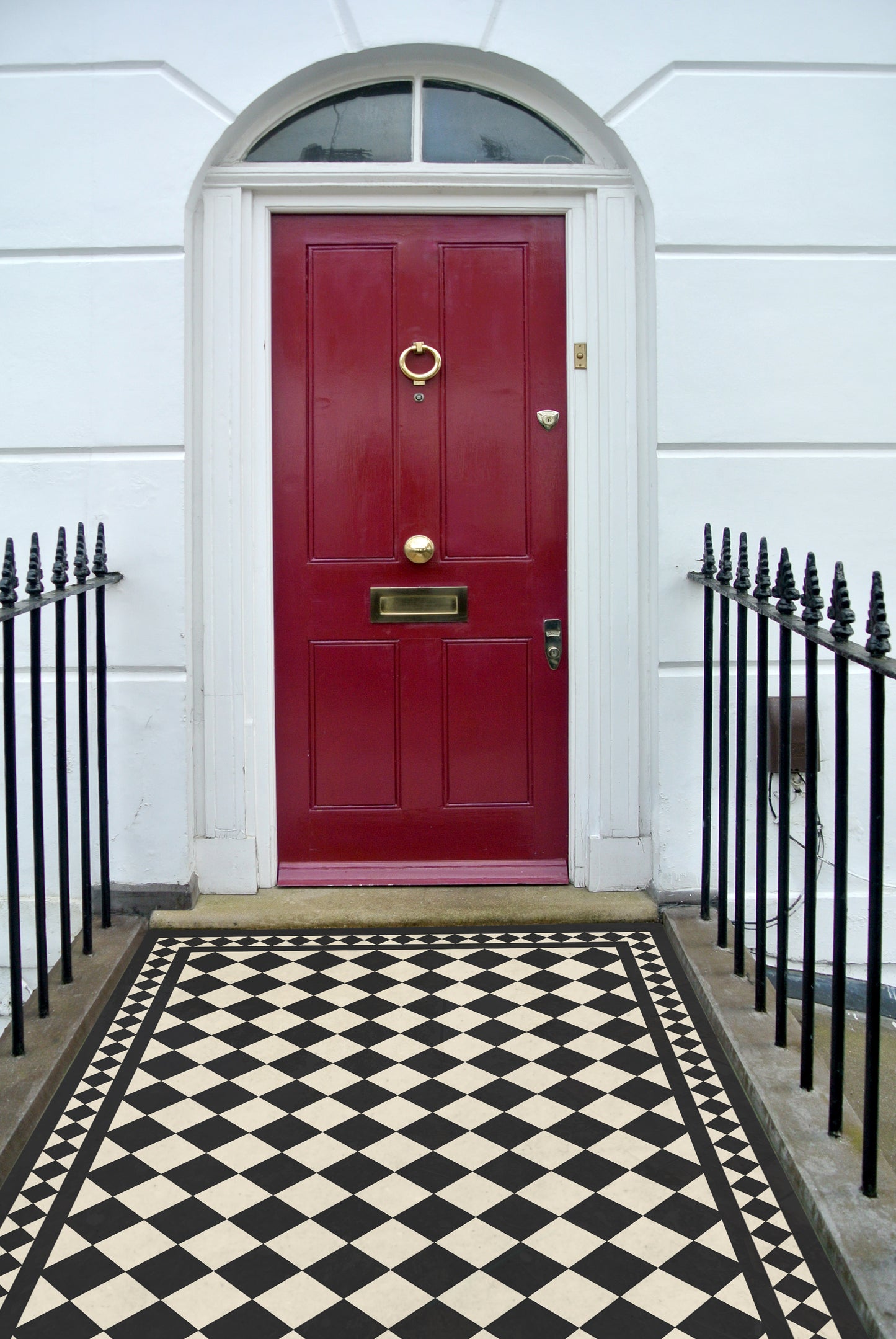 Cotswolds Daylesford Black & White Mosaic