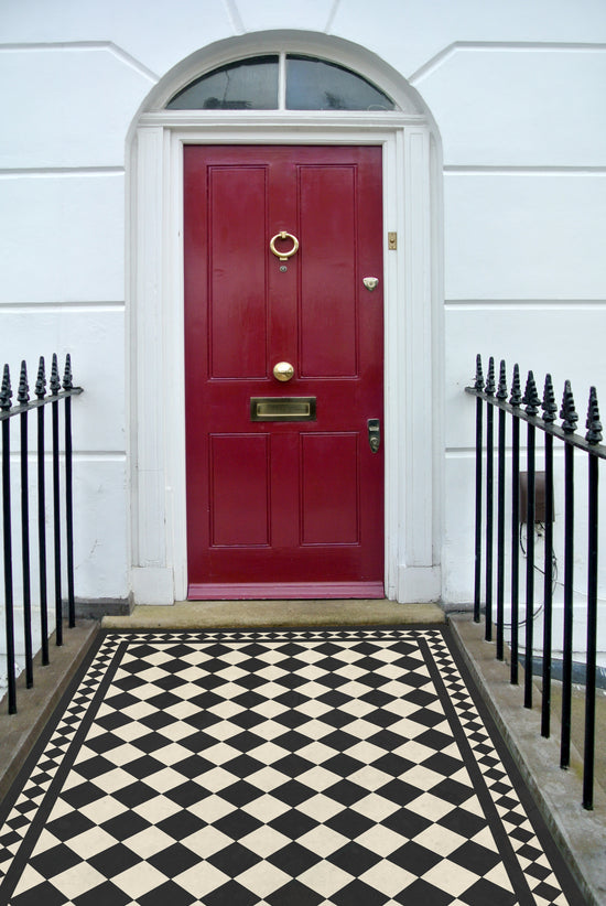 Cotswolds Daylesford Black & White Mosaic