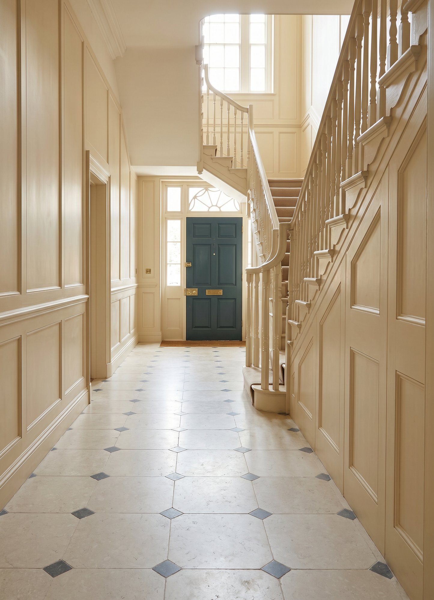 Elsham Limestone Octagon & Dot Tumbled Finish