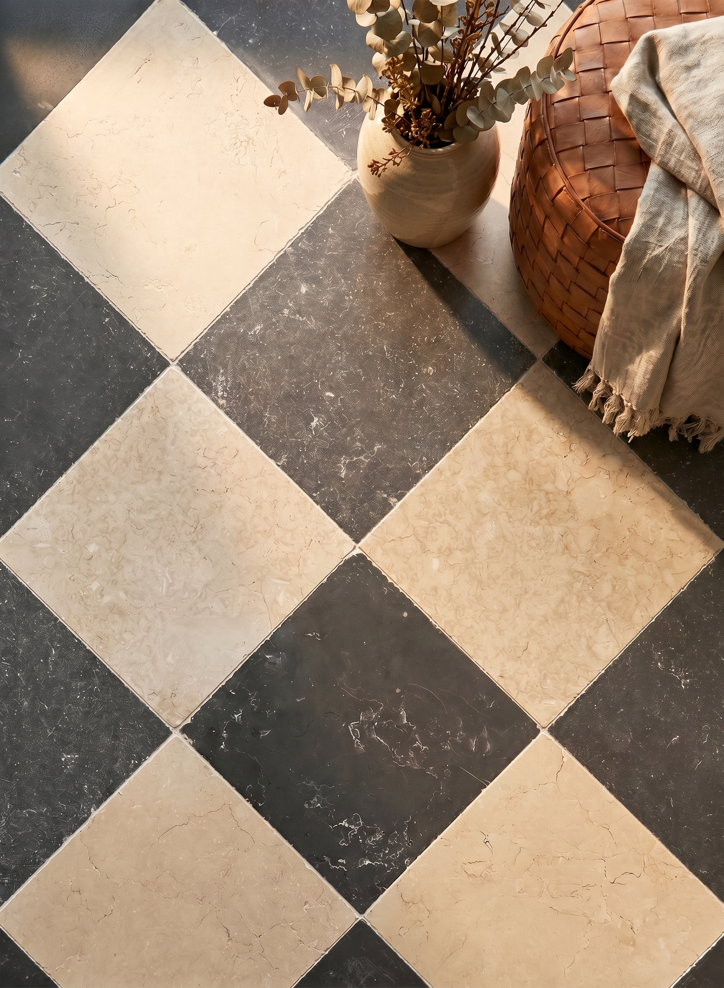 Elsham Limestone Tumbled Finish Square