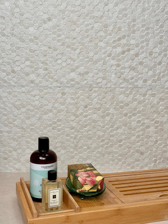 Zen White Hexagon Texture (Room Lot)
