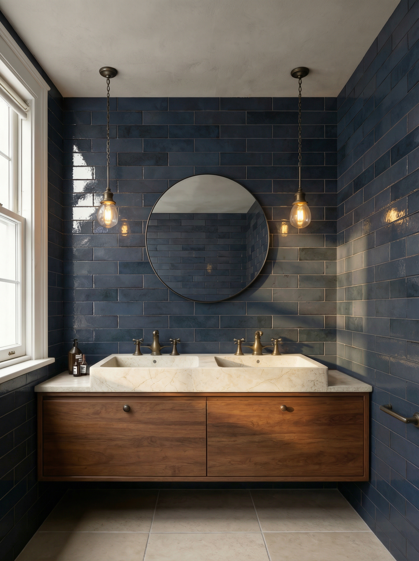 Holborn Brick Indigo