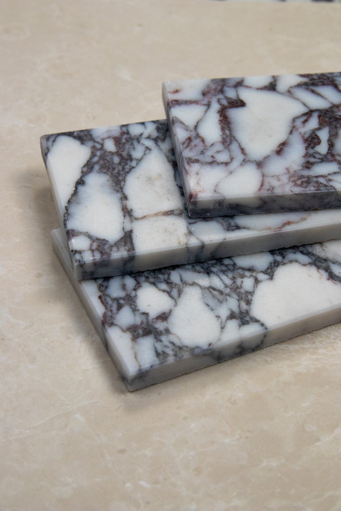 Calacatta Viola Marble Honed Brick