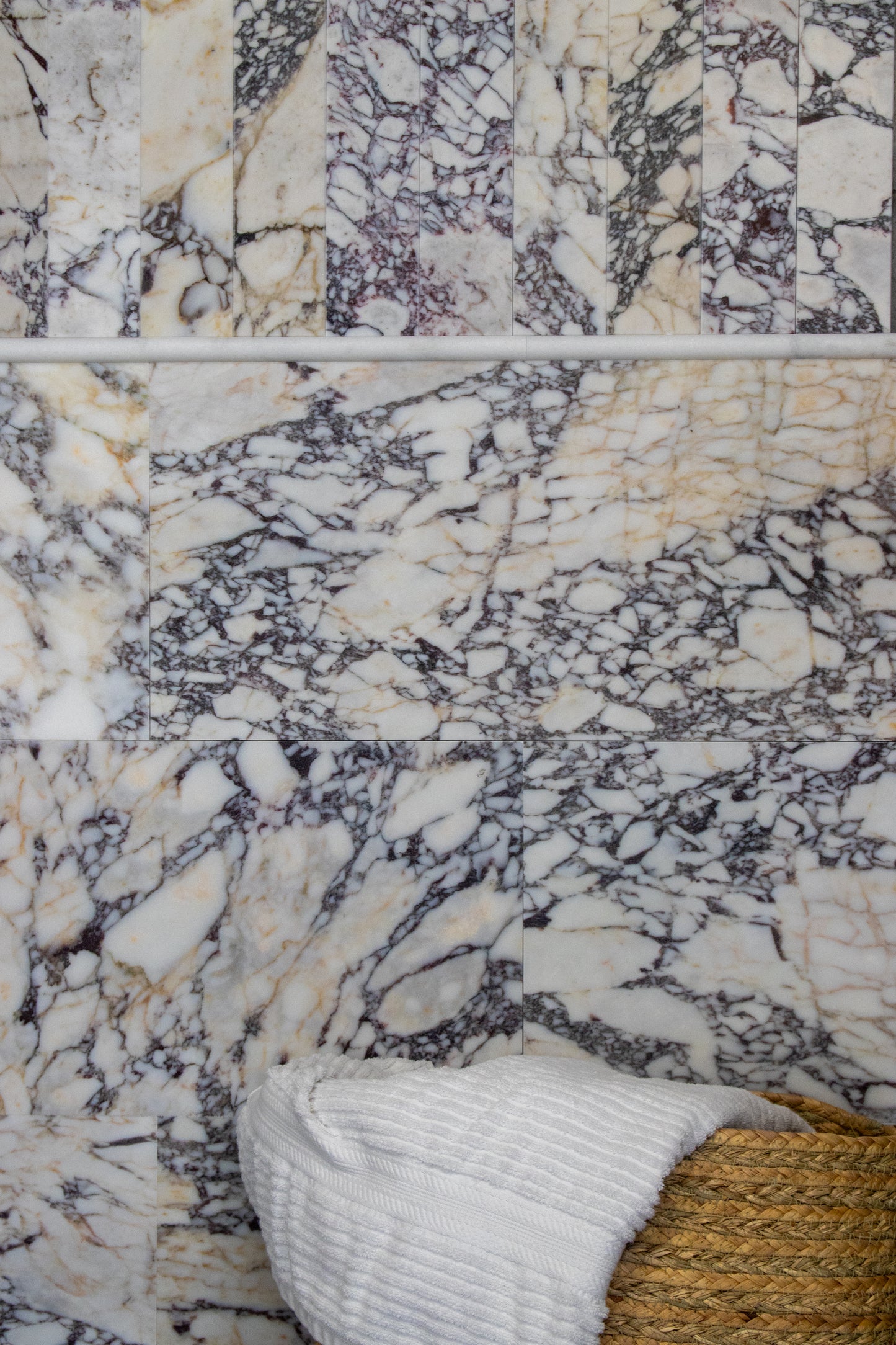 Calacatta Viola Marble Honed Brick