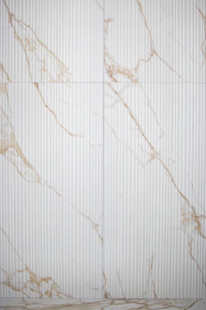 Sartoria Calacatta Oro Fluted