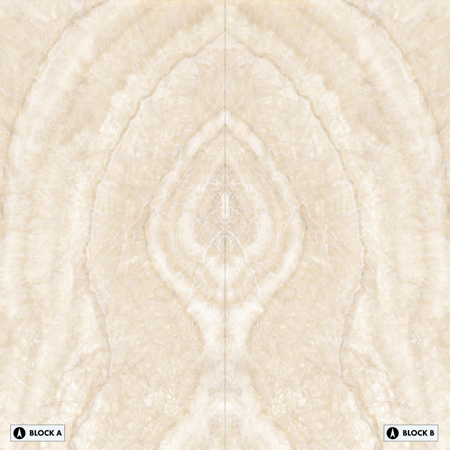 Marmi Ivory Gioiello Bookmatched (Full Lappato)