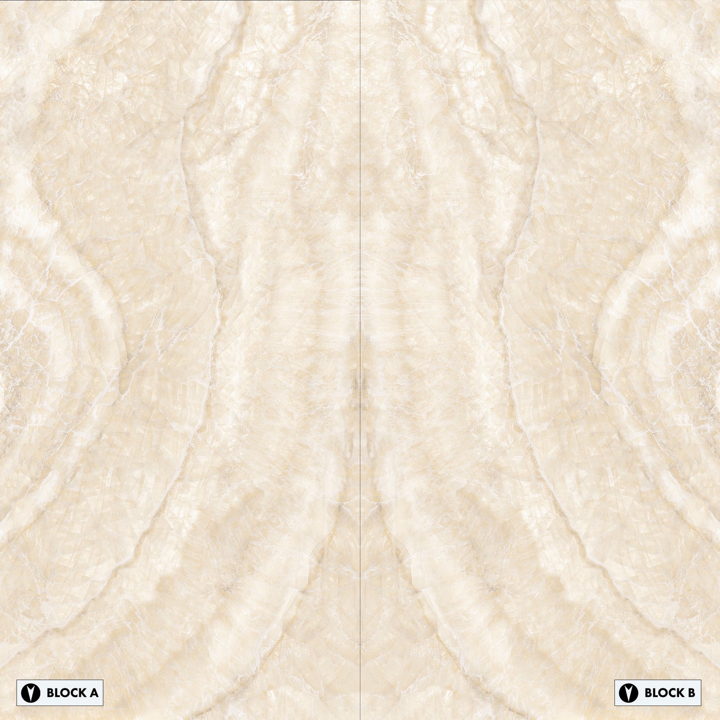 Marmi Ivory Gioiello Bookmatched (Full Lappato)