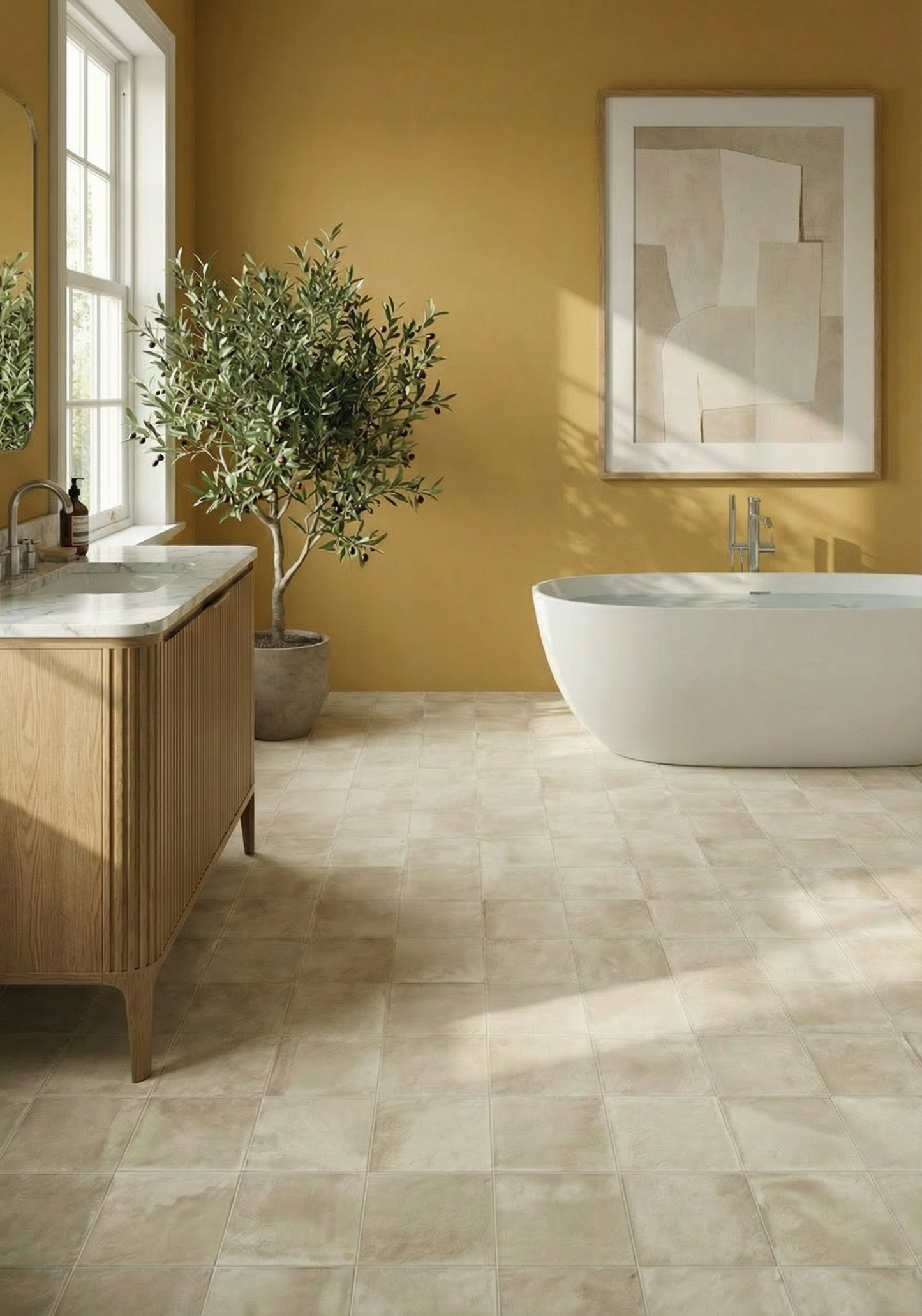Kiln Rosato And Avorio Chequerboard