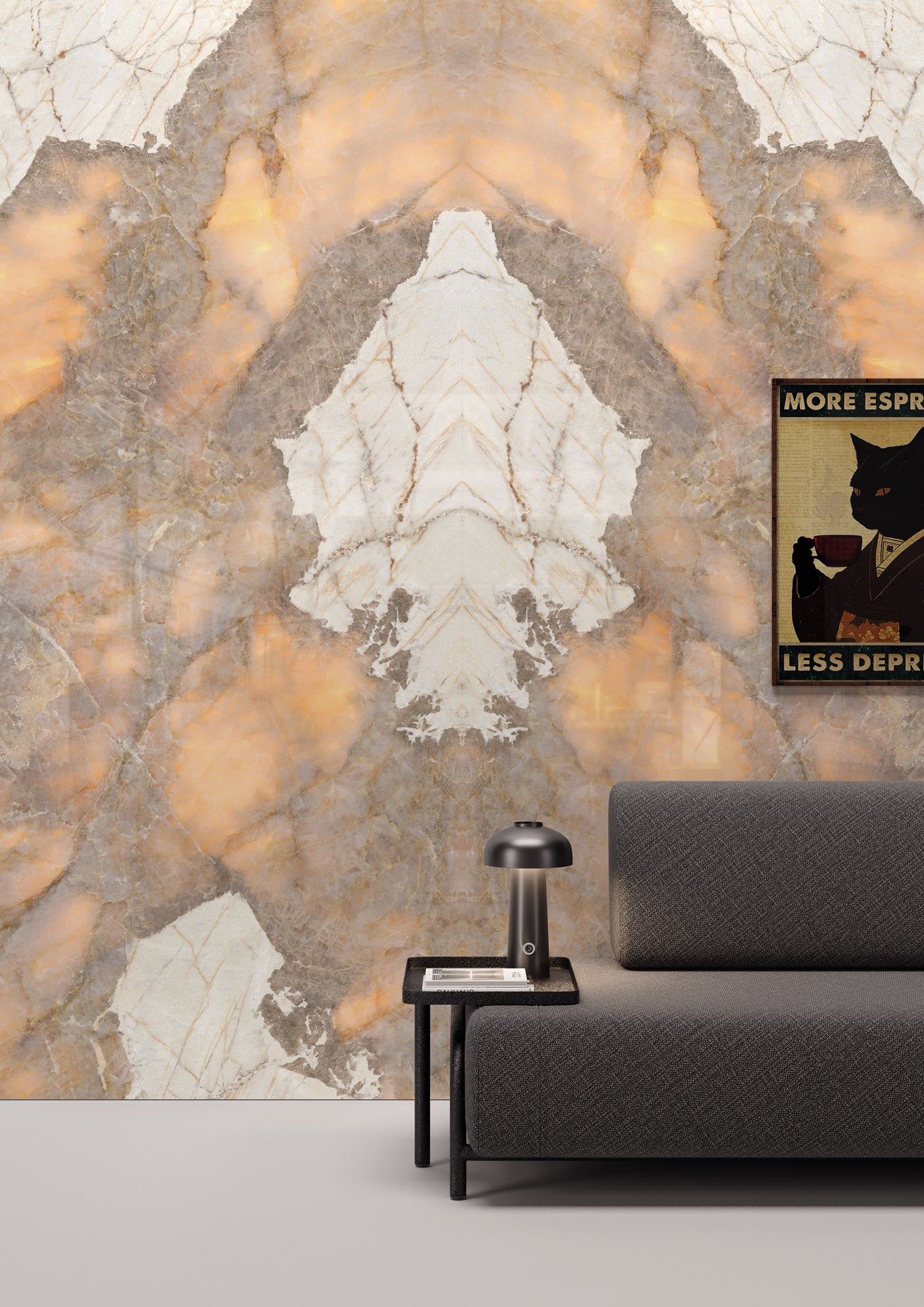 Marmi Golden Ambra Bookmatched (Full Lappato)