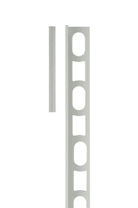 Mapei Color Proangle Cerfix Profilpas - Straight Edge Tile Trim - 100 White - Aluminium