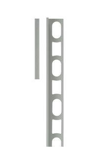 Mapei Color Proangle Cerfix Profilpas - Straight Edge Tile Trim - 103 Moon White - Aluminium