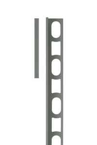 Mapei Color Proangle Cerfix Profilpas - Straight Edge Tile Trim - 113 Cement Grey - Aluminium