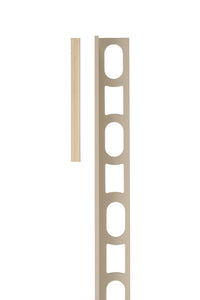 Mapei Color Proangle Cerfix Profilpas - Straight Edge Tile Trim - 132 Beige 2000 - Aluminium