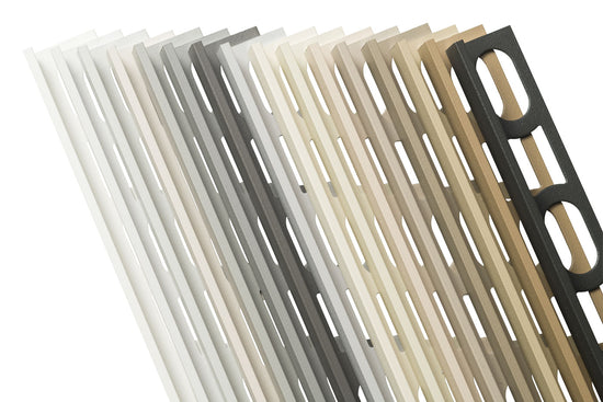 Mapei Color Proangle Cerfix Profilpas - Straight Edge Tile Trim - 100 White - Aluminium