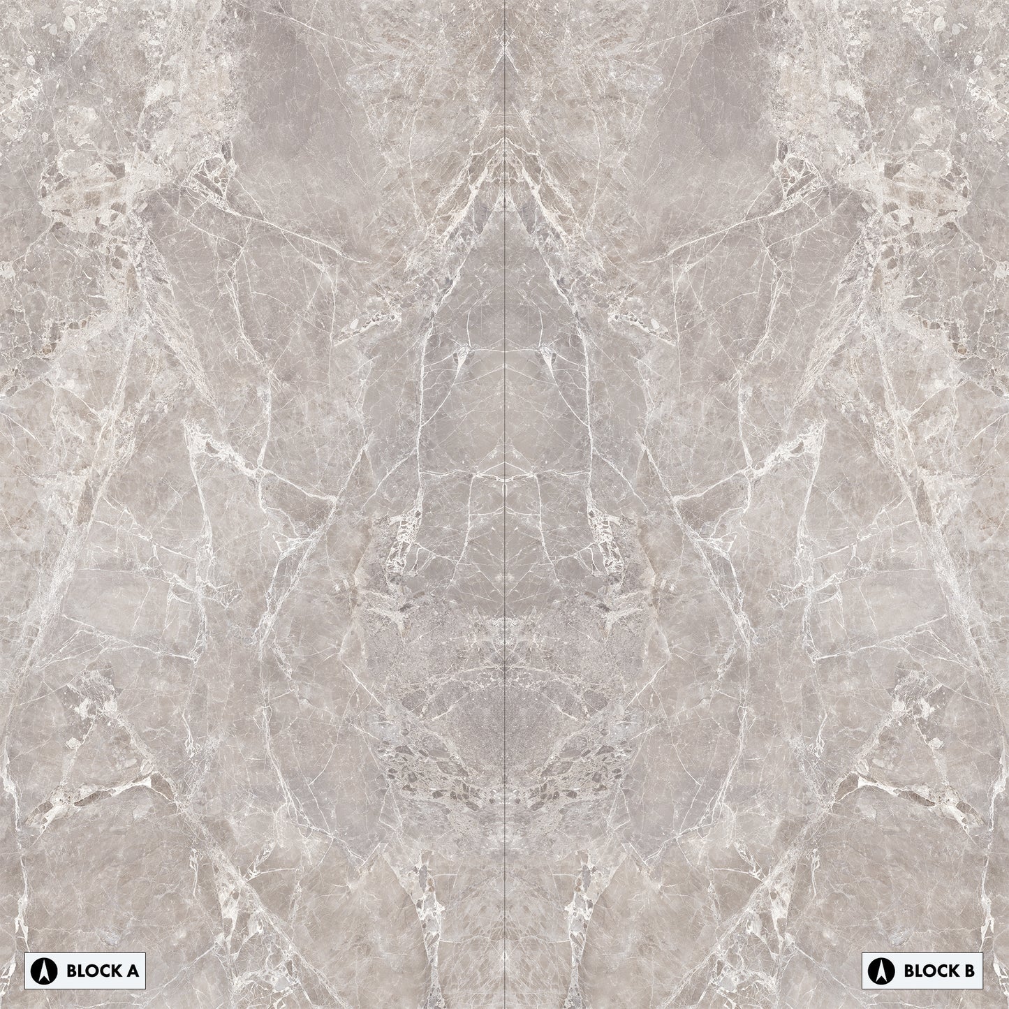 Marmi Moon Grey Bookmatched (Full Lappato)