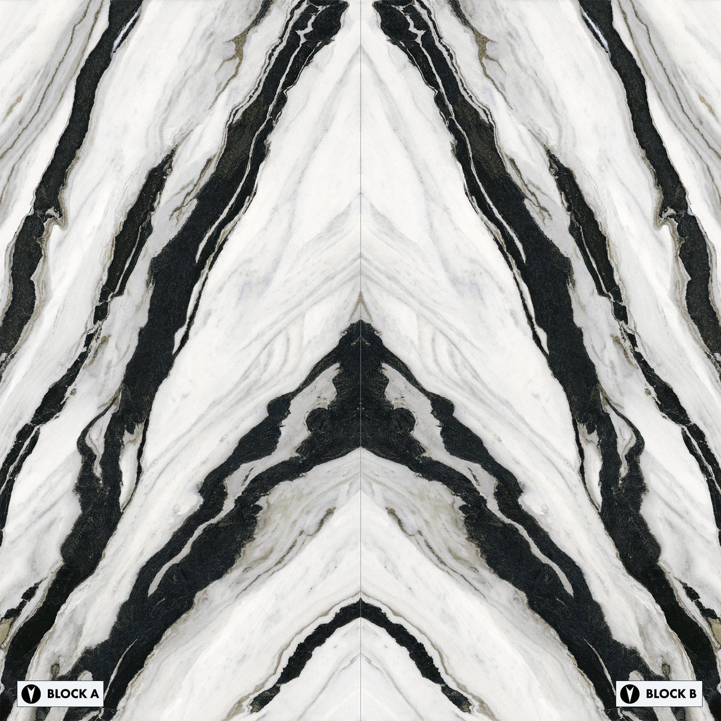 Marmi Panda Bookmatched (Lappato Matte)