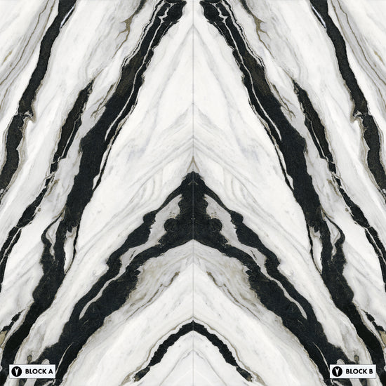 Marmi Panda Bookmatched (Lappato Matte)