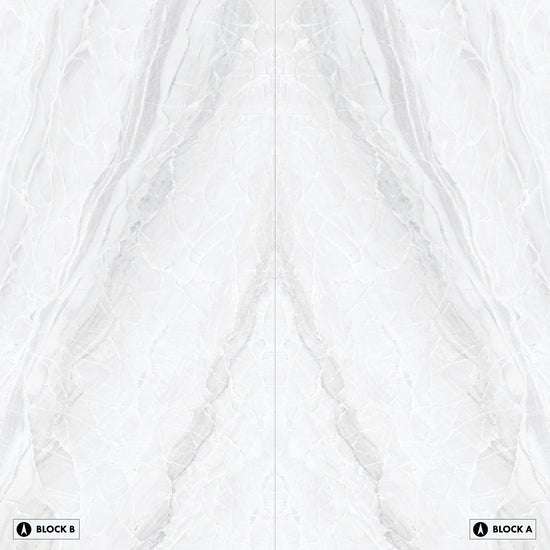 Marmi White Paradise Bookmatched (Full Lappato)