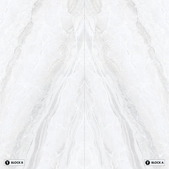 Marmi White Paradise Bookmatched (Full Lappato)