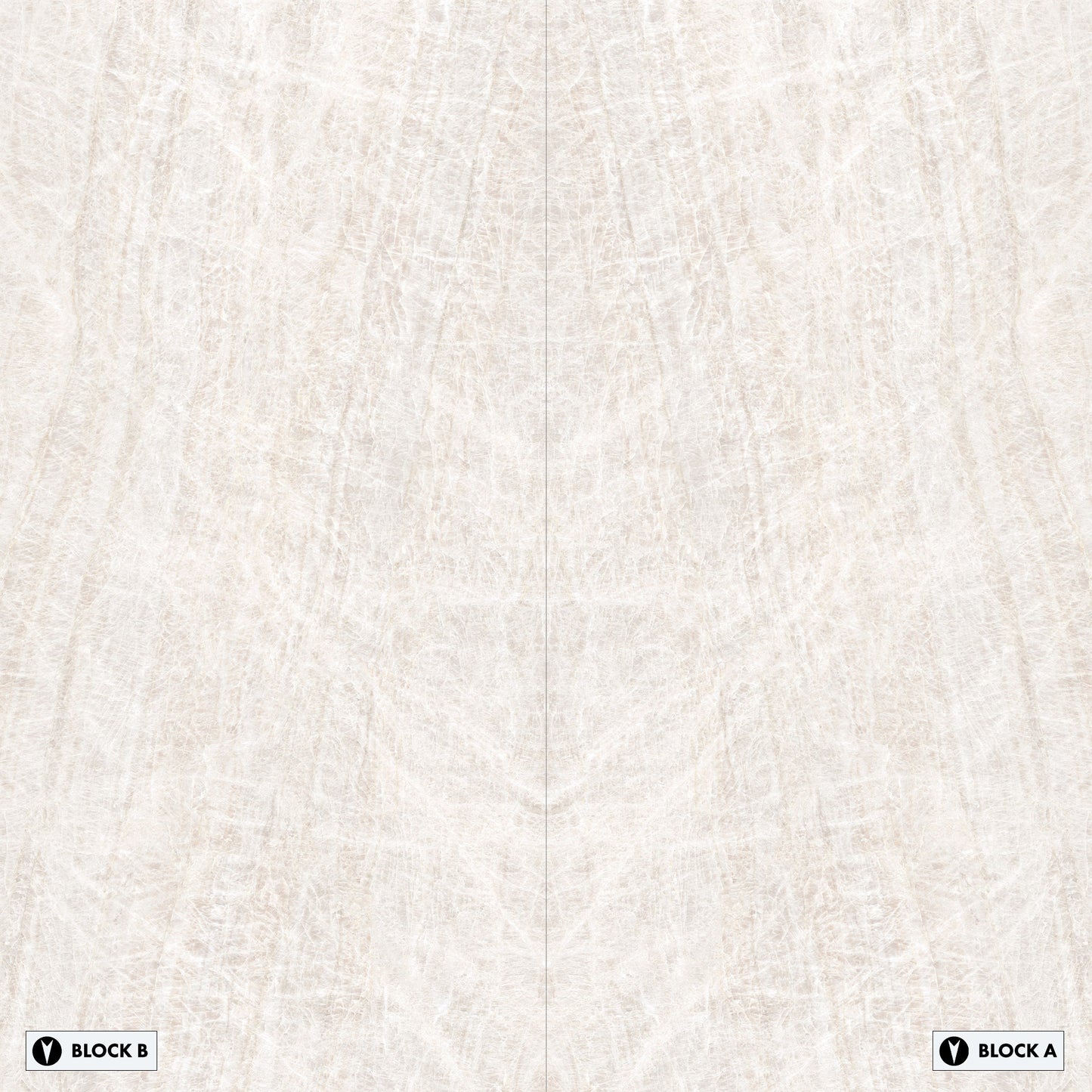 Marmi Quarzite Taj Mahal Bookmatched (Full Lappato)