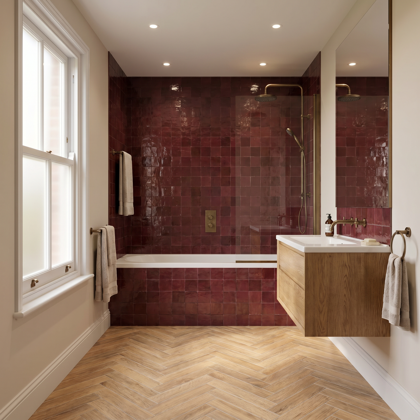 Remy Cognac Herringbone