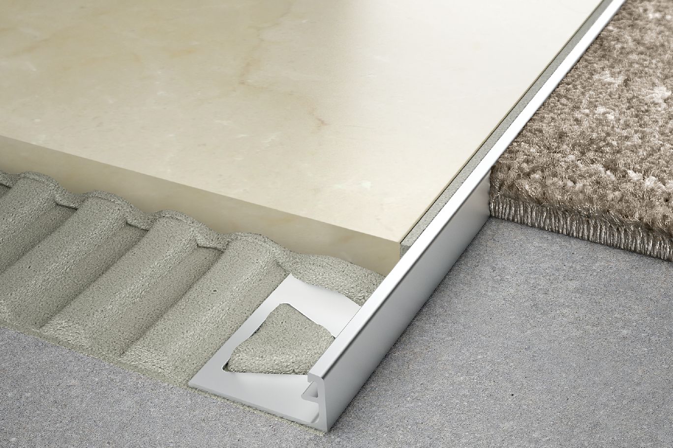 Schluter Schiene ES (Brushed Stainless Steel)