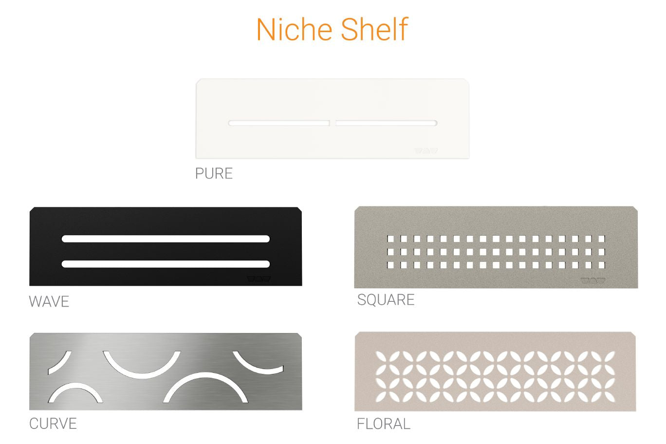 Schluter Shelf N S1 Wave Design