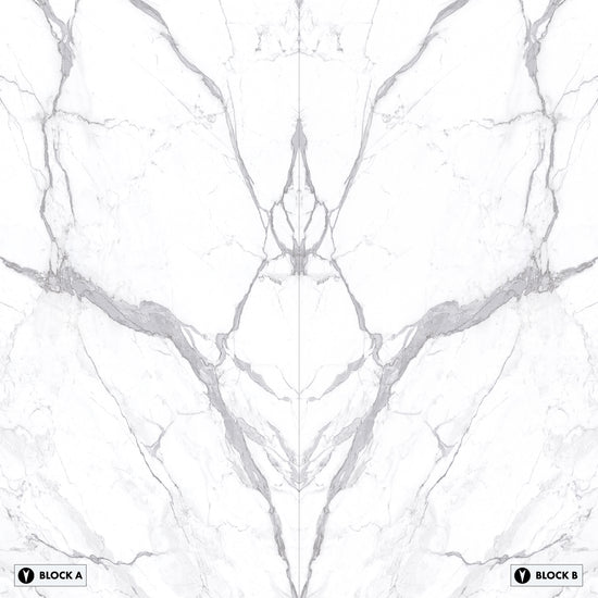 Marmi Statuario Extra Bookmatched (Lappato Matte)