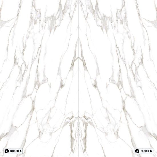 Marmi Statuario Reale Bookmatched (Naturale)