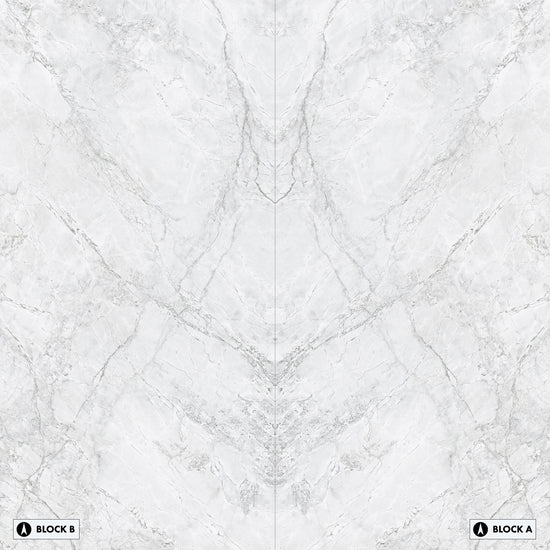 Marmi Super White Bookmatched (Full Lappato)