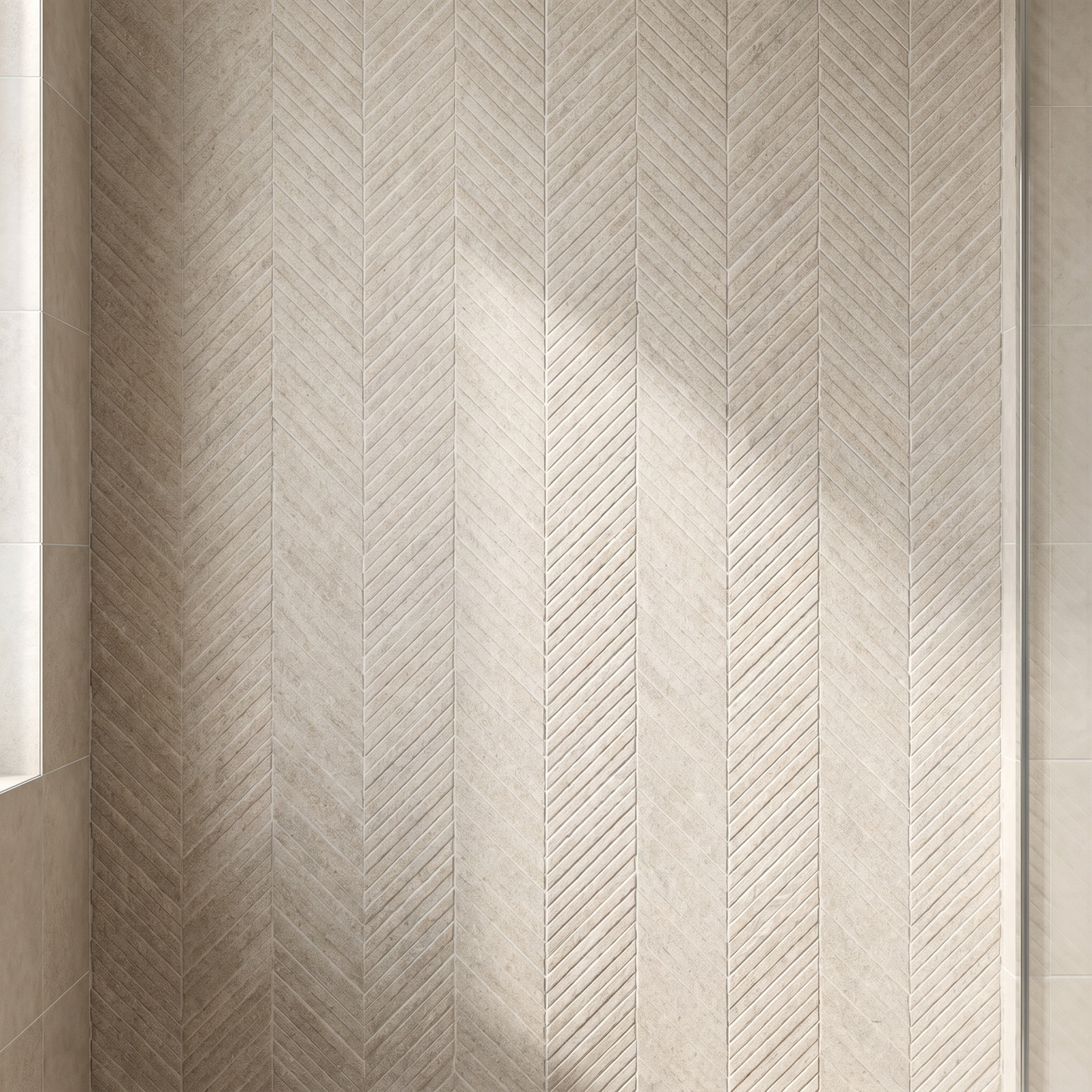 Textura 3D Chevron Sand