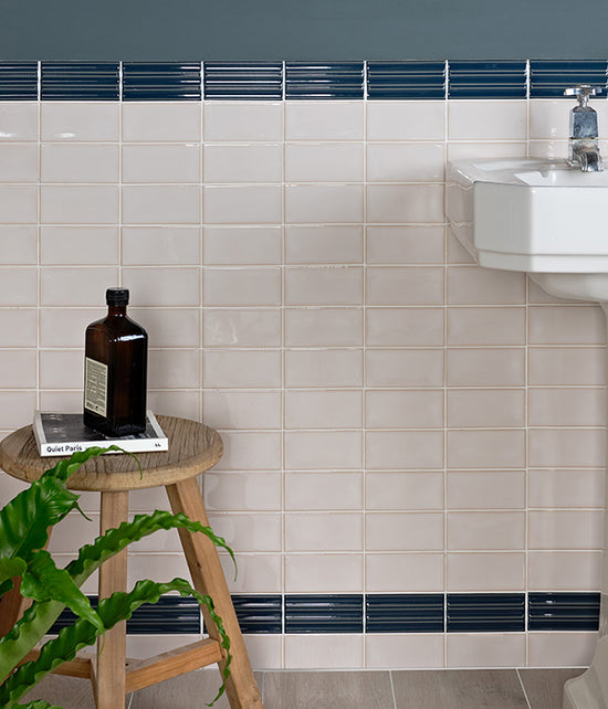 Tunstall Brick Deep White Gloss Finish