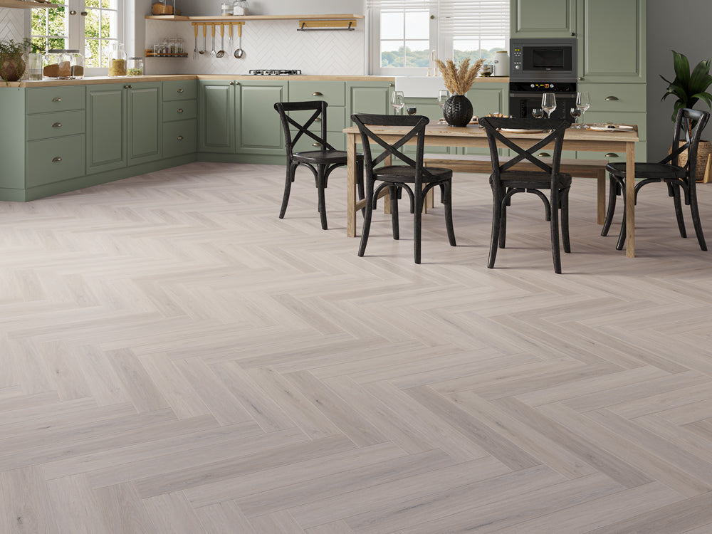 Kendal Light Grey Oak Herringbone 5/0.5mm Click SPC