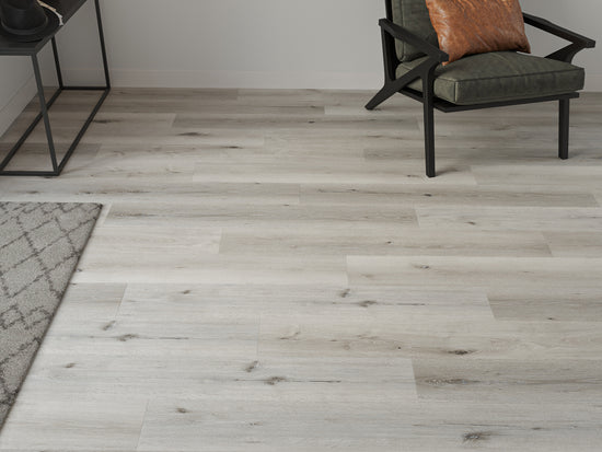 Benmore Antique Light Grey Oak Plank 6.5/0.5mm Click SPC