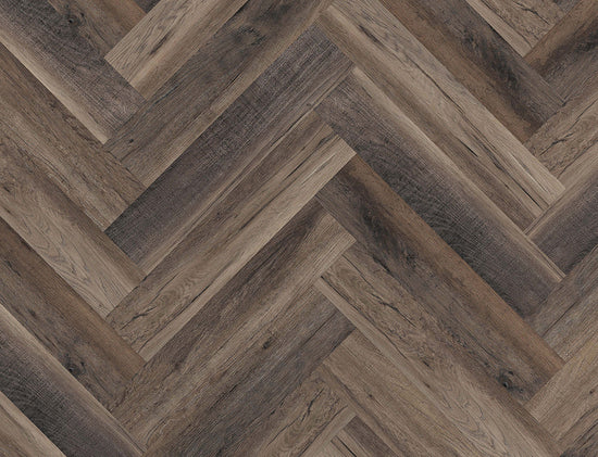 Benmore Brown Black Oak Herringbone 6.5/0.5mm Click SPC