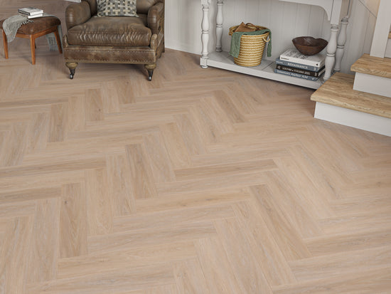 Benmore Brown Oak Herringbone 6.5/0.5mm Click SPC