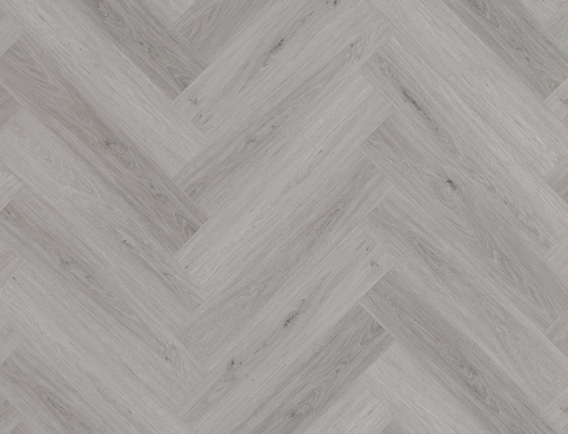 Benmore Grey Oak Herringbone 6.5/0.5mm Click SPC
