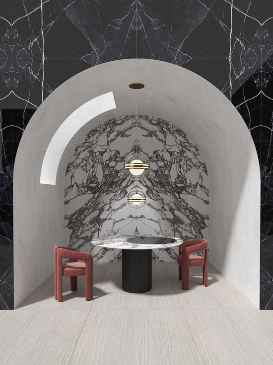 Marmi Calacatta Black Bookmatched (Full Lappato)
