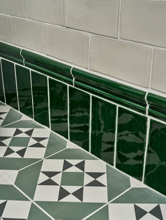Architectural Mouldings Dado Ceramic Olive Green