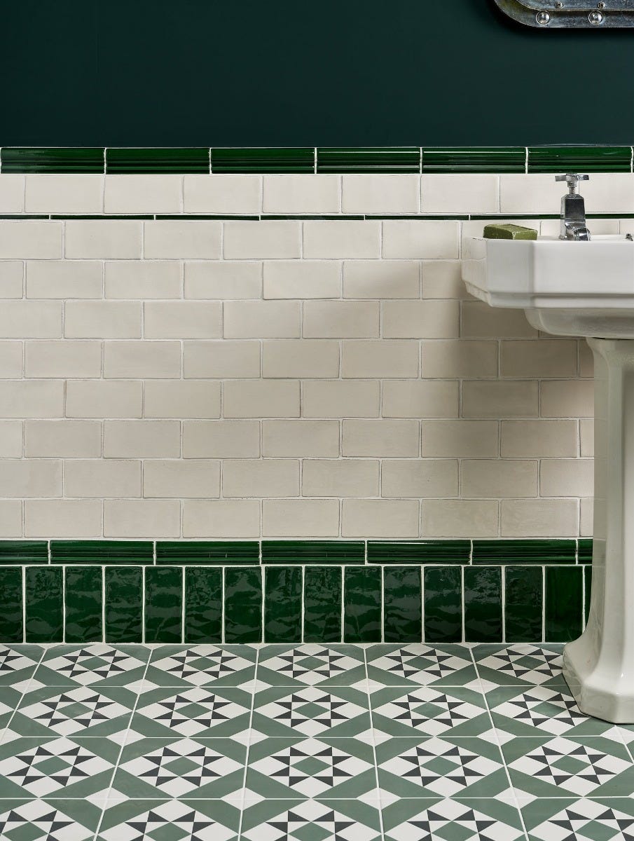 Architectural Mouldings Pencil Ceramic Olive Green