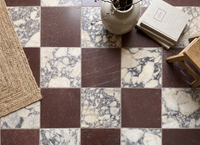 Calacatta Viola Marble Tumbled Square