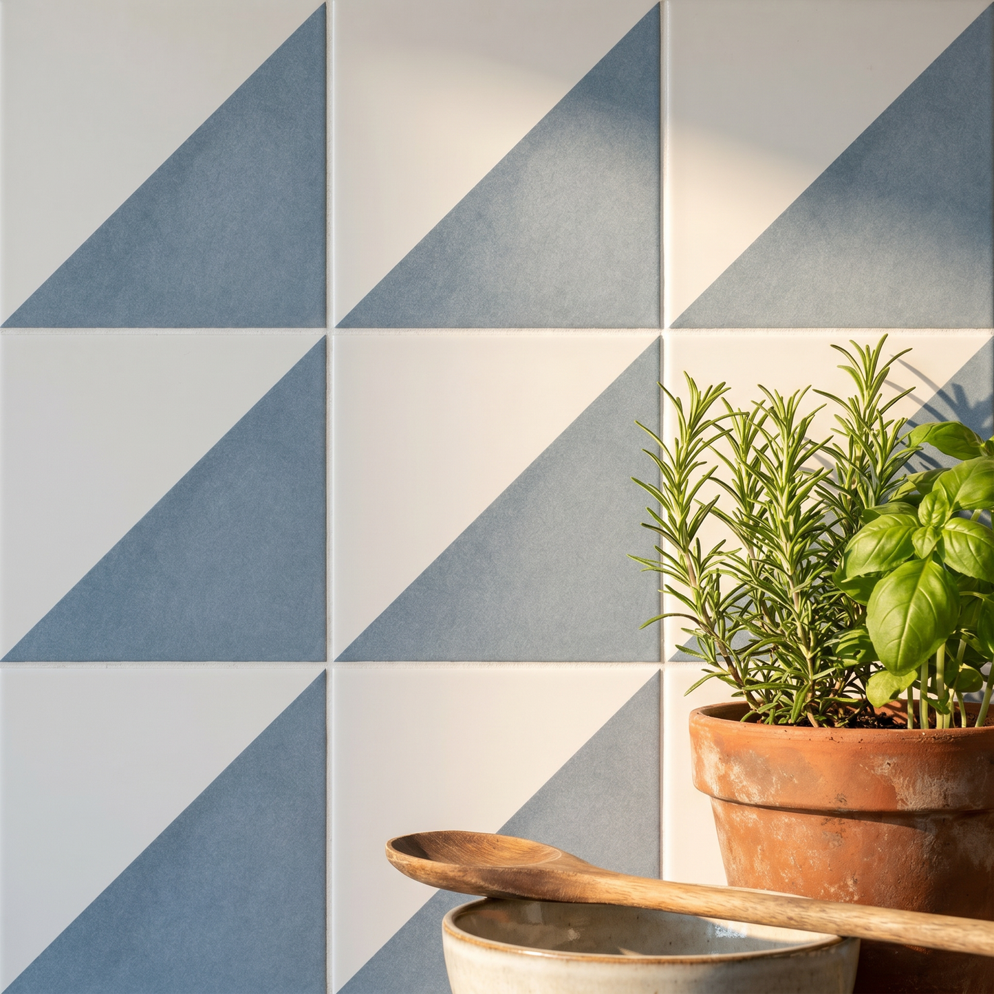 Casa Geo Blue Matt