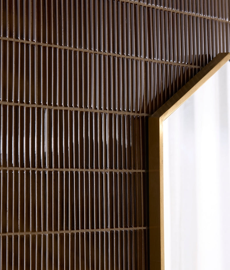 bamboo-porcelain-mosaic-caramel-gloss-finish