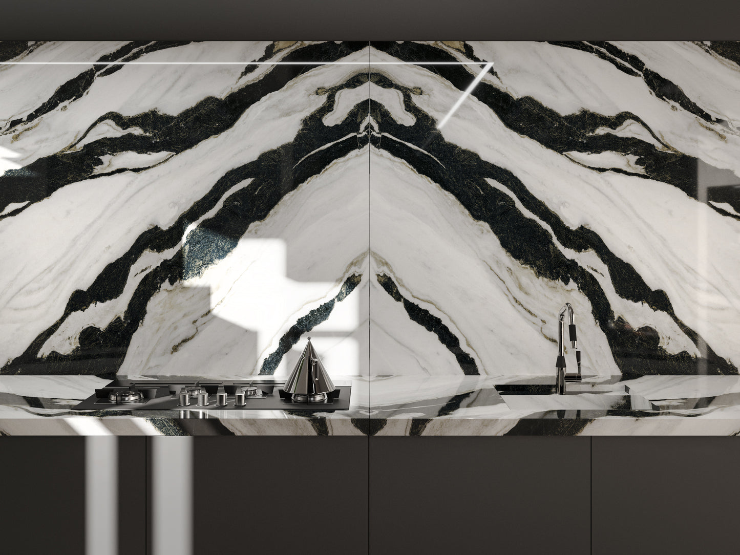 Marmi Panda Bookmatched (Lappato Matte)